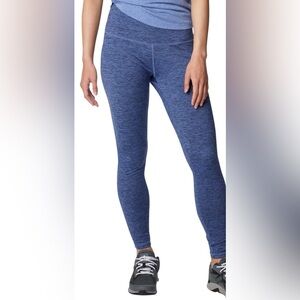 Columbia Pants Womens Large  Blue Gray Sloan Ridge Legging Omni-Wick Hiking